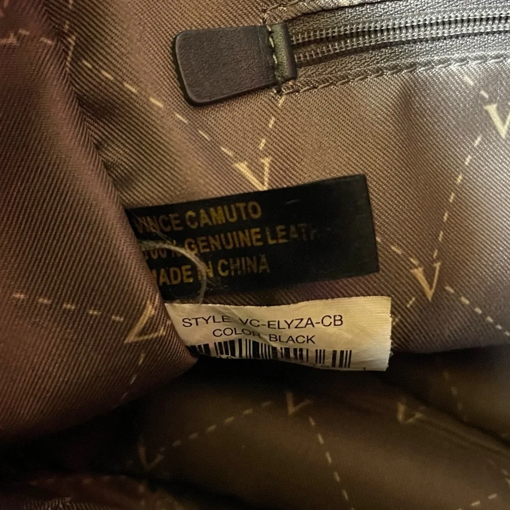 Vince Camuto Elyza Leather Crossbody Saddle Bag